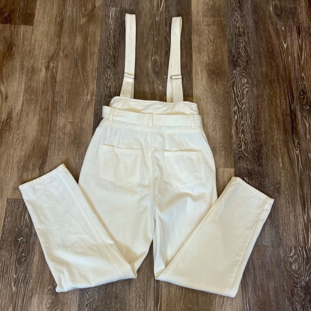 Signature 8 White Denim Overalls - Picture 6 of 15